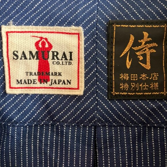 Samurai Jeans Japan Button Down Shirt HJBD-L02 - Picture 3 of 9